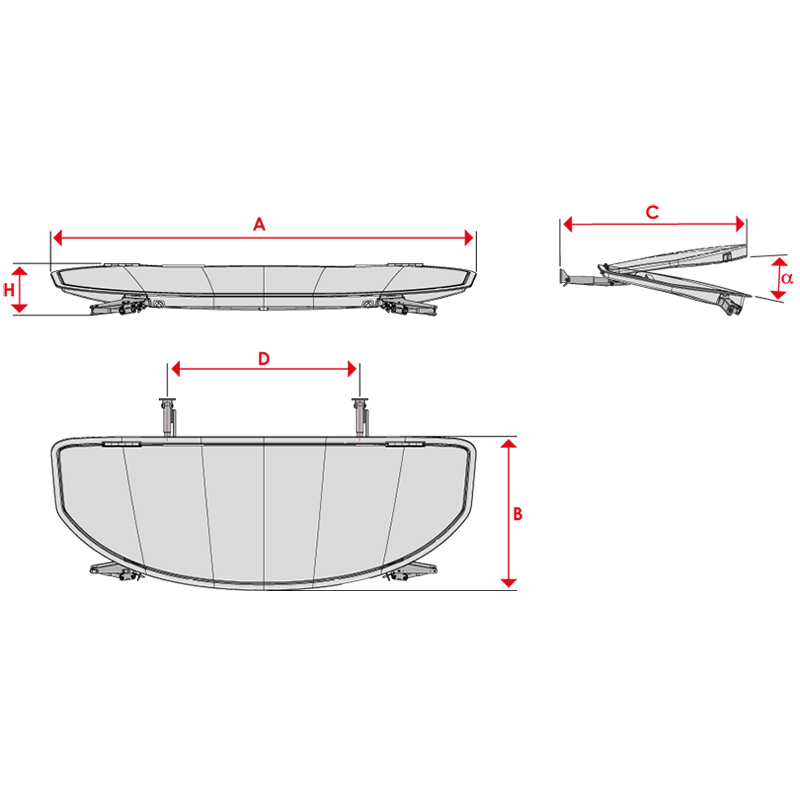 Flap electric skylight 2441 (2/2)